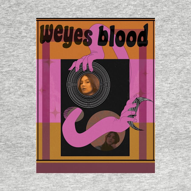 Weyes Blood Unofficial Merch Tarot Card by novisade
